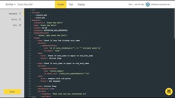 BotTalk - Write Scenarios for Amazon Alexa And Google Assistant - Quick Tour