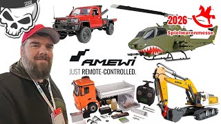 AMEWI RC Trade Fair Innovations and Stand Tour Toy Fair 2026 Nuremberg from Cars to Helicopters