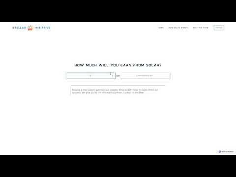 Webflow Web Design - Solar Power Startup
