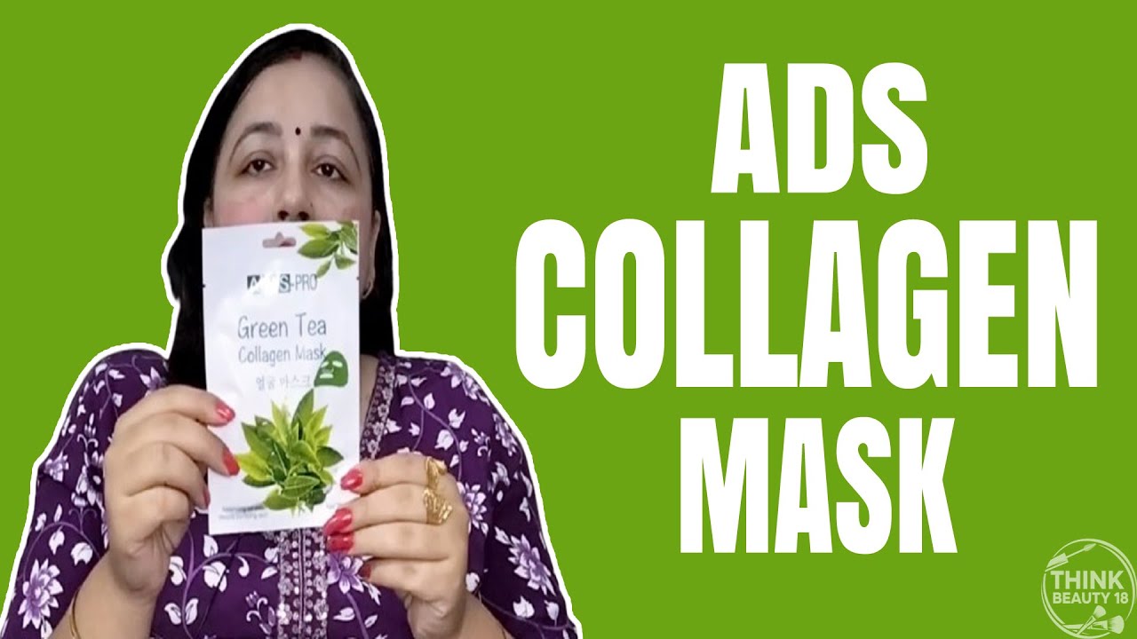 Green Tea Collagen Mask | Best Collagen Mask | Collagen Mask Review | ADS