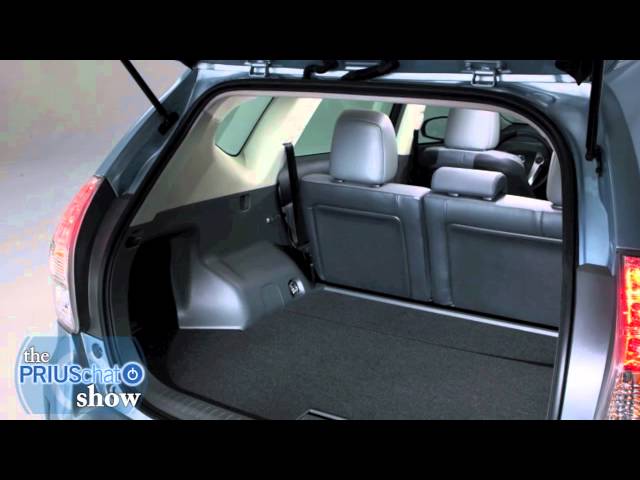 2012 Toyota Prius V Video Review Interior Cargo Space