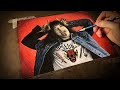 Drawing Time Lapse: Eddie Munson from Stranger Things (Joseph Quinn)