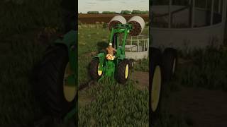 Feeding cows on Edge water  sask #fs22 #farming