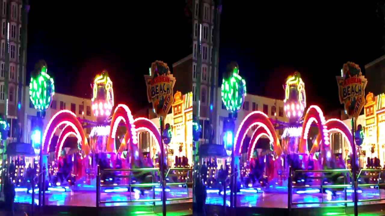 Caribbean Beach Party Polyp 's avonds in 3D, Kermis Nijmegen, 8 10 2016