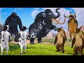Evil Mammoth Vs Cow Vs Monster Animals Battle