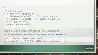 How to Add Text and Images to an Existing PDF with PDF-Lib