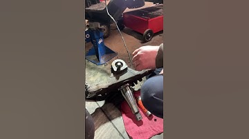 Kingpin job - remove bushing #mechanic #kingpin
