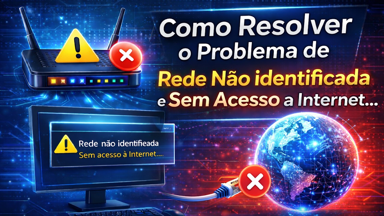 Como Resolver o Problema de Rede Não identificada e Sem Acesso a ...
