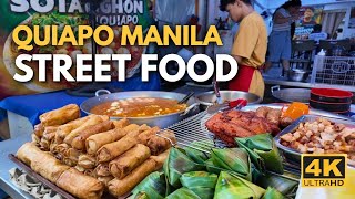 QUIAPO STREET FOOD TOUR 2026 🇵🇭 | Best Filipino Street Food in Manila! | 4K | Philippines