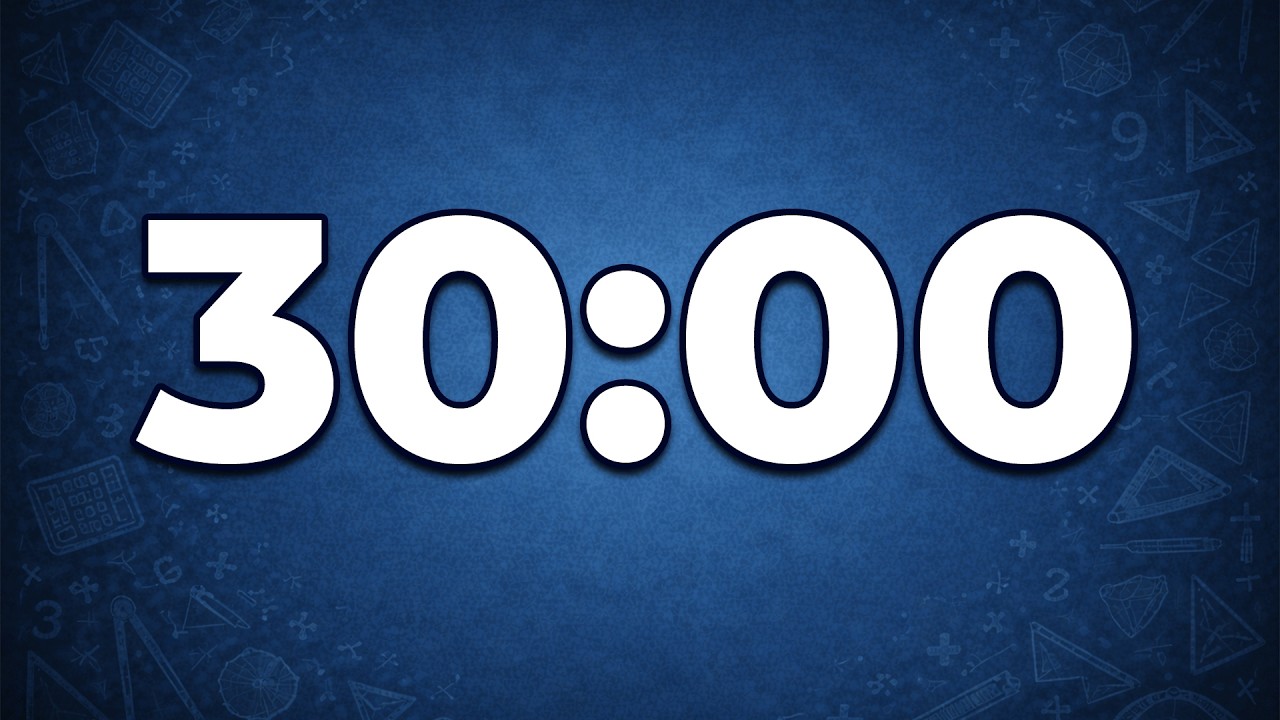 30 Minute Math Timer with Bell