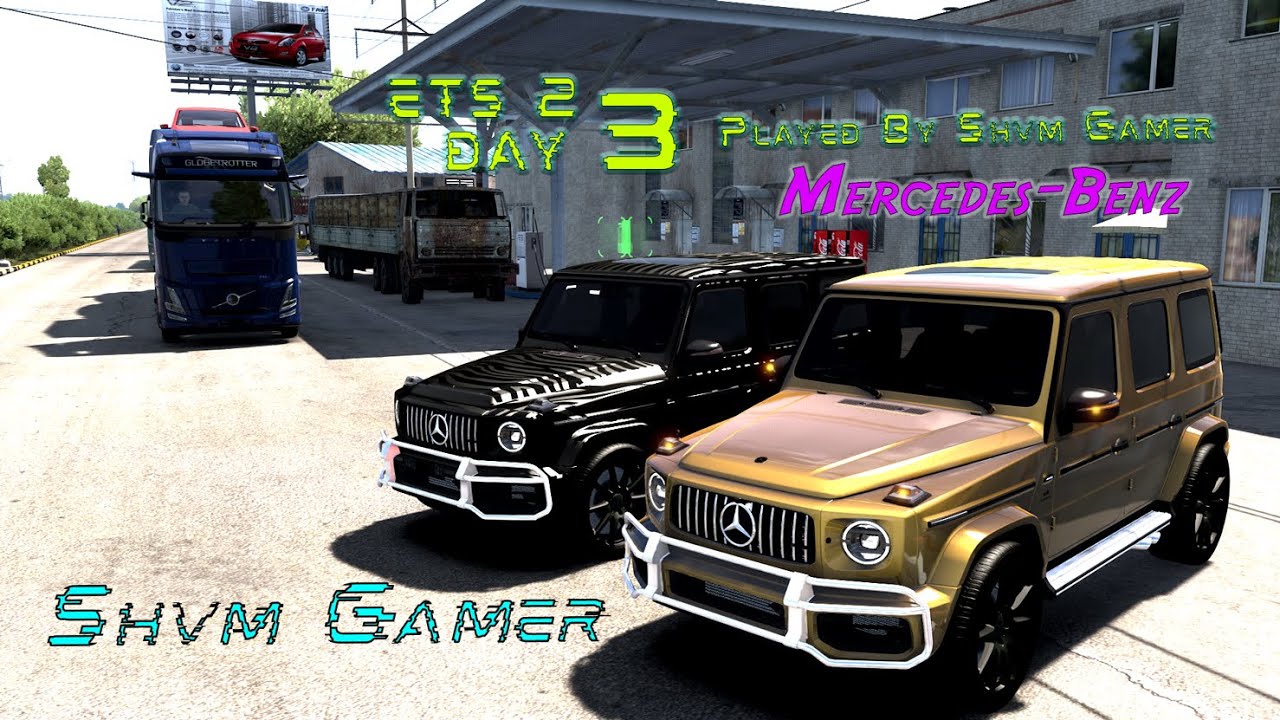 🔴 LIVE | DAY 3 🚘🔥 Mercedes-Benz Drive | ETS2 Car Mod | SHVM GAMER