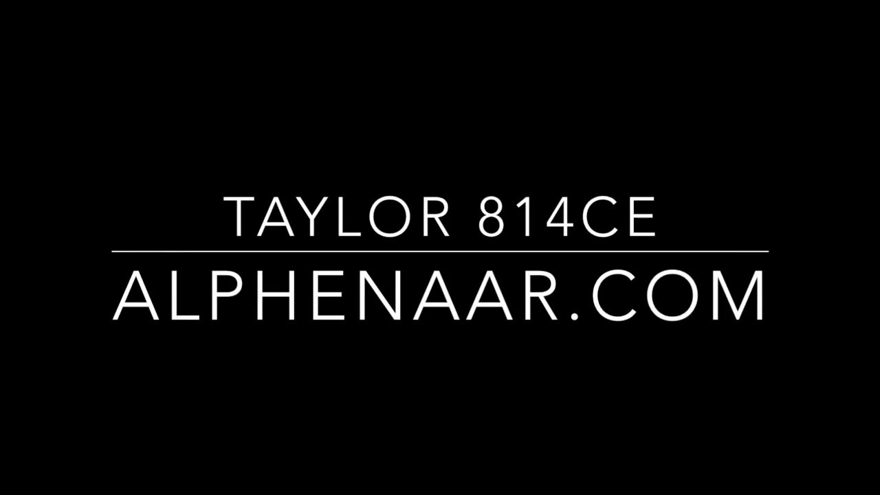 Taylor 814CE Wessel van Deursen www.alphenaar.com