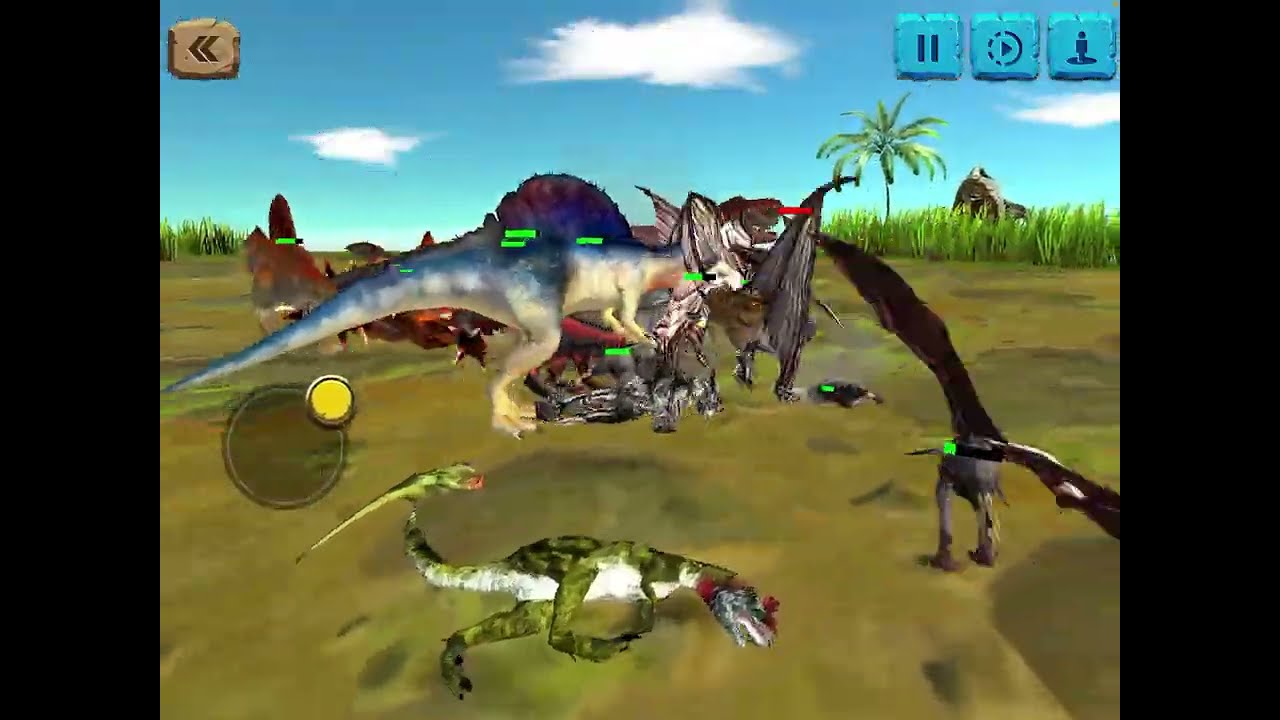 the arbs dinosaurs vs powerful units with funny voices. #animalrevoltbattlesimulator