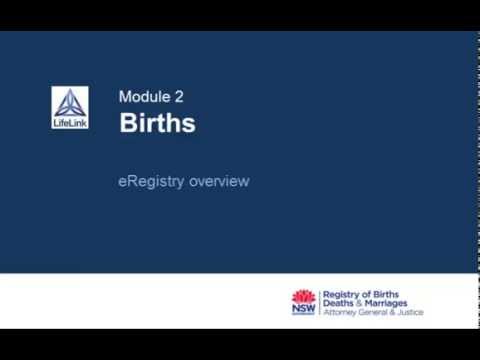 eNotice of Birth: overview