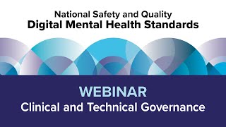 Webinar: Digital Mental Health – Clinical and technical governance