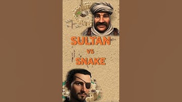 Sultan vs Snake | Stronghold Crusader: DE #strongholdcrusader #fireflystudios #gameplay #rts #gaming