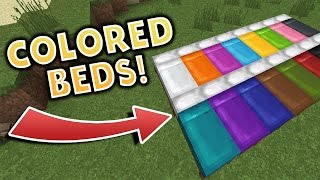 COLORED BEDS IN MINECRAFT! - Minecraft 1.12 Snapshot 17w15a