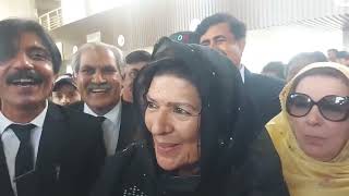 Islamabad: Former Prime Minister Imran Khan's Sisters Aleema Khan and Noreen Niazi First Media Talk