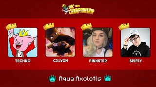 I Plan to Dominate Minecraft Championships (Spifey, Technoblade & Finnster) Aqua Axolotls