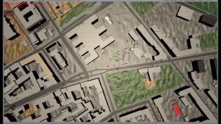 Zoom animation from ground to orbit level of detail