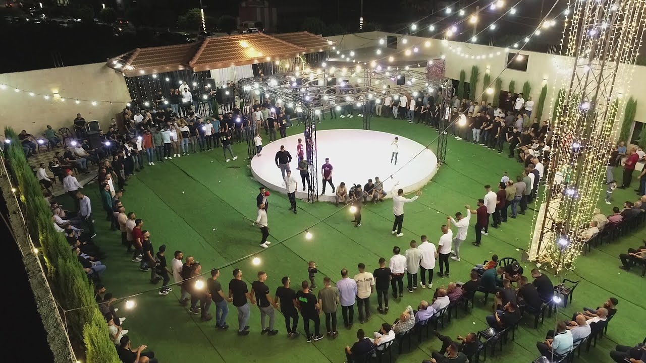 الفنان أسامة القبج الدبكة التراثية من أرض باقة الشرقية مهرجان العريس احمد شديد 2023