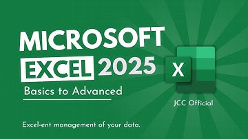 Master Microsoft Excel in 2025| Complete Step-by-Step Training (Basics to Advanced)