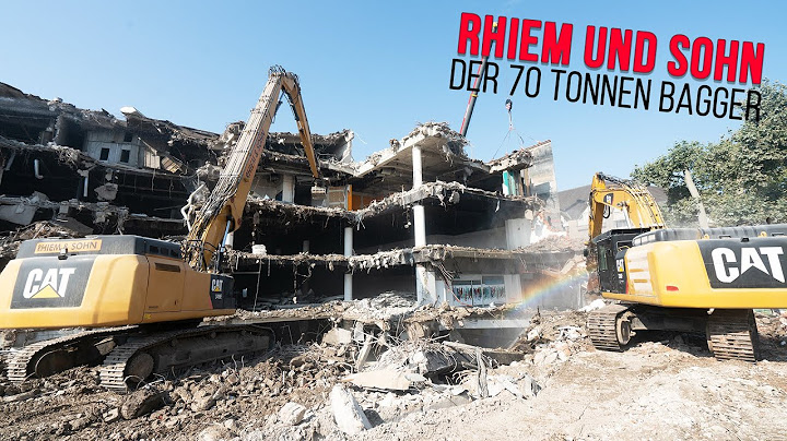 Action auf der Baustelle - Unterwegs mit dem Team Rhiem & Sohn [Teil 1 in 4K mit CAT Bagger]
