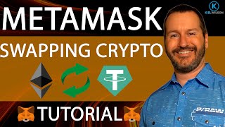 METAMASK  SWAPPING CRYPTO  TUTORIAL  HOW TO SWAP CRYPTO USING METAMASK  STABLECOIN  USDT  ETH