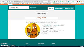 Create a Class in BrainPop