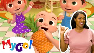 The Colors Song (with Popsicles) | MyGo! Sign Language For Kids | CoComelon - Nursery Rhymes | ASL