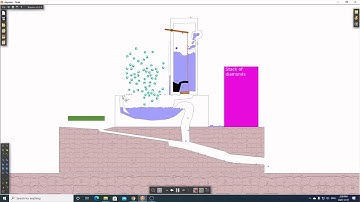 Flushing random stuff down the Algodoo toilet 2!