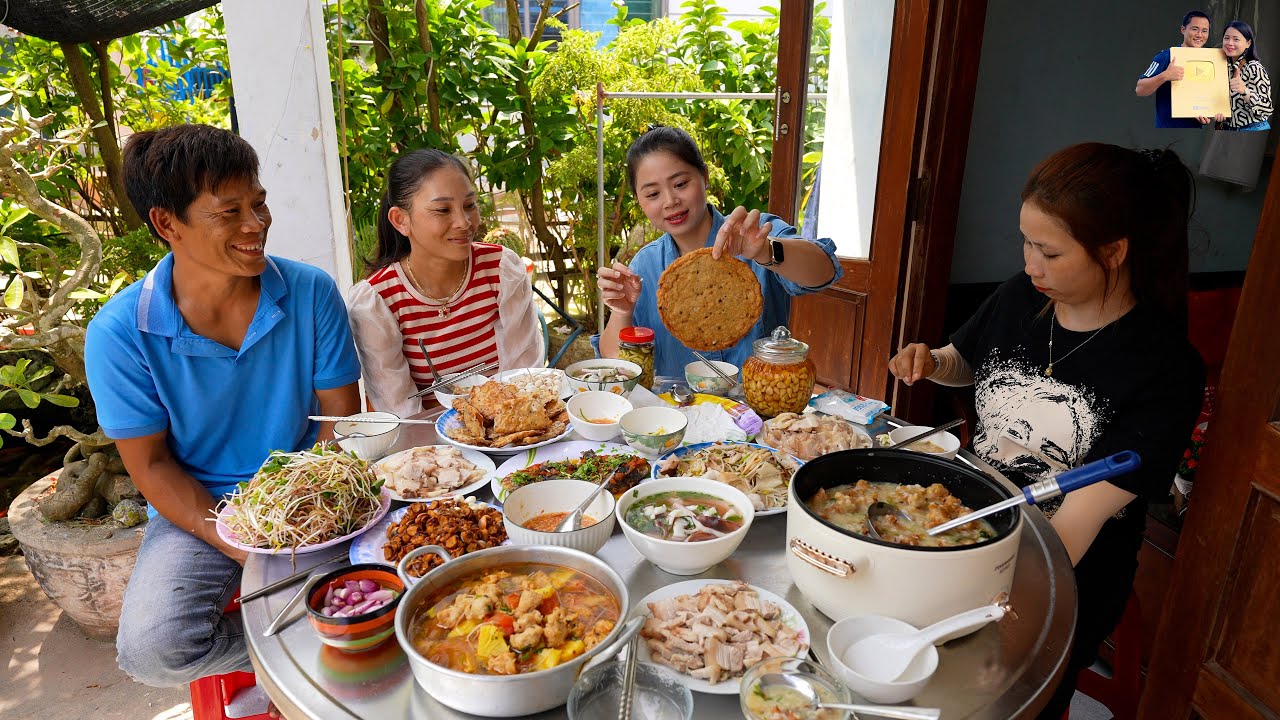 Quy trình làm Chả Cá Đỏ Củ đặc sản Đảo Lý Sơn ăn bữa cơm toàn món ngon cùng gia đình chị Thuỳ