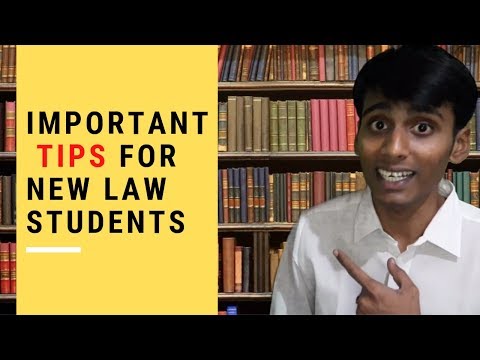 नए कानून के छात्रों के लिए शीर्ष युक्तियाँ