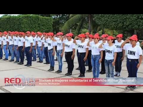 VIDEO Invitan a mujeres voluntarias al Servicio Militar Nacional