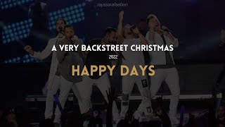 Backstreet Boys - Happy Days [LEGENDADO]