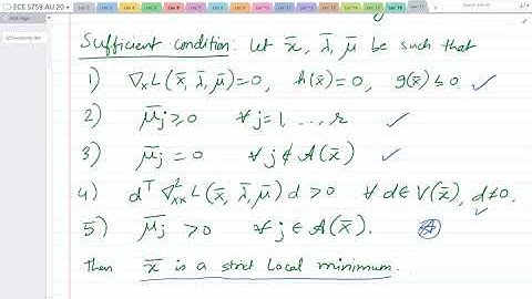 ECE 5759: Nonlinear Programming Lec 17