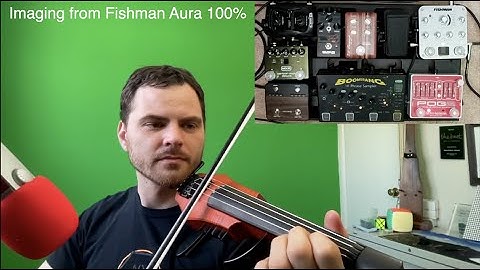 Why The Fishman Aura is AMAZING on Violin NS Design CR-5
