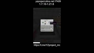 JAVA yzproject.ddns.net:17429 1.7.10-1.21.8