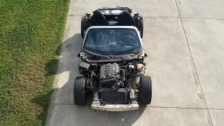 Saturn Sky Skeleton Weight Reduction! COMPLETE GO KART!