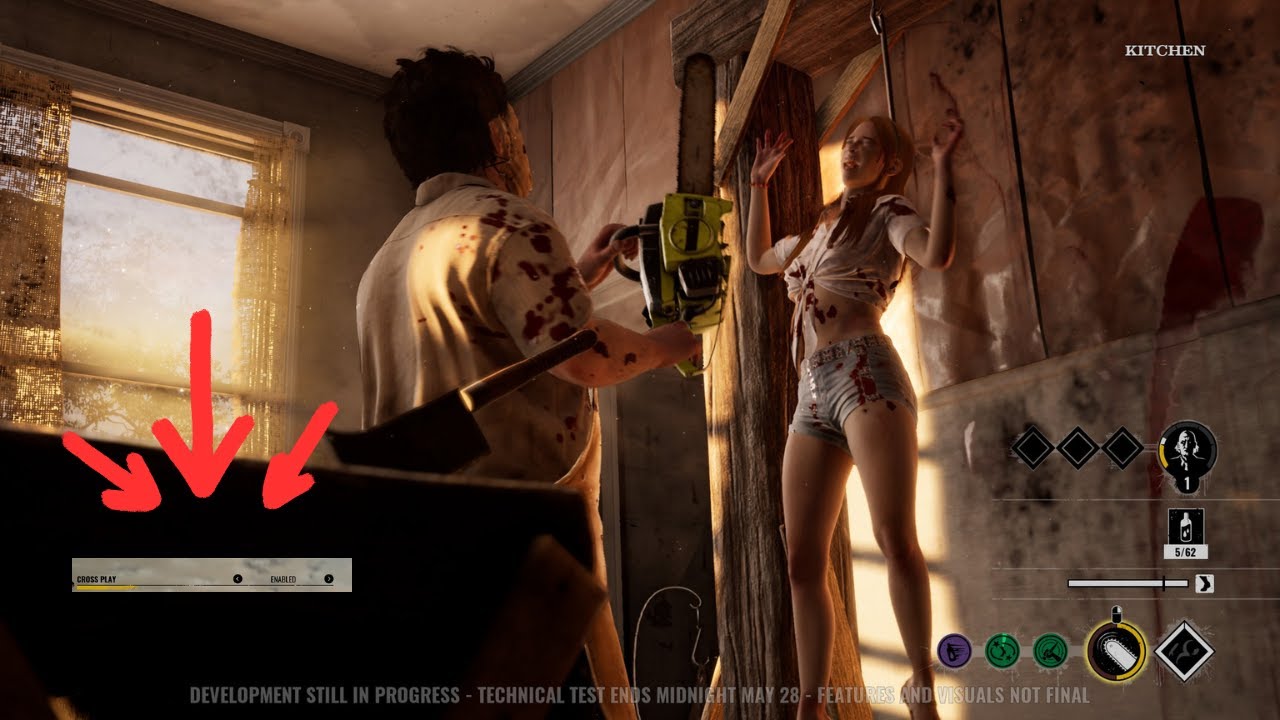 Does The Texas Chain Saw Massacre have crossplay?
