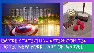 Afternoon Tea at the Hotel New York - Art of Marvel on Empire State Club level