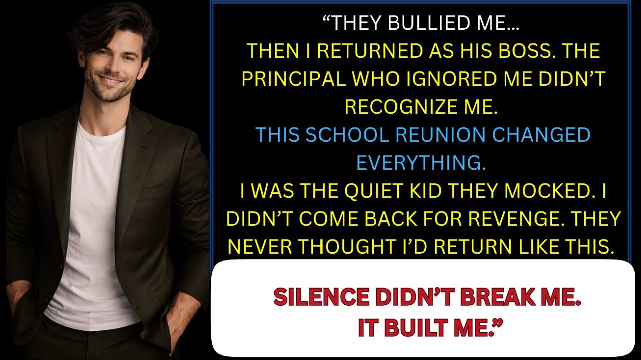 A Bullied Student Returned to the School Reunion as the Principal’s Boss - REVENGE STORY