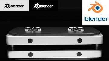 How to model a gas stove in blender 3.0