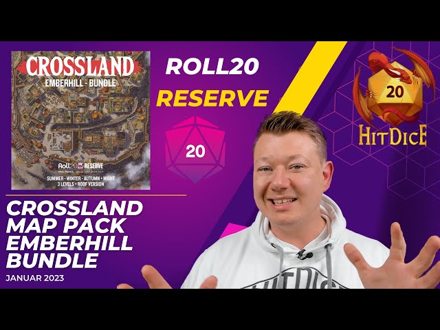 "Crossland Map Bundle - Emberhill" | Roll20 Reserve Januar 2023 | Review