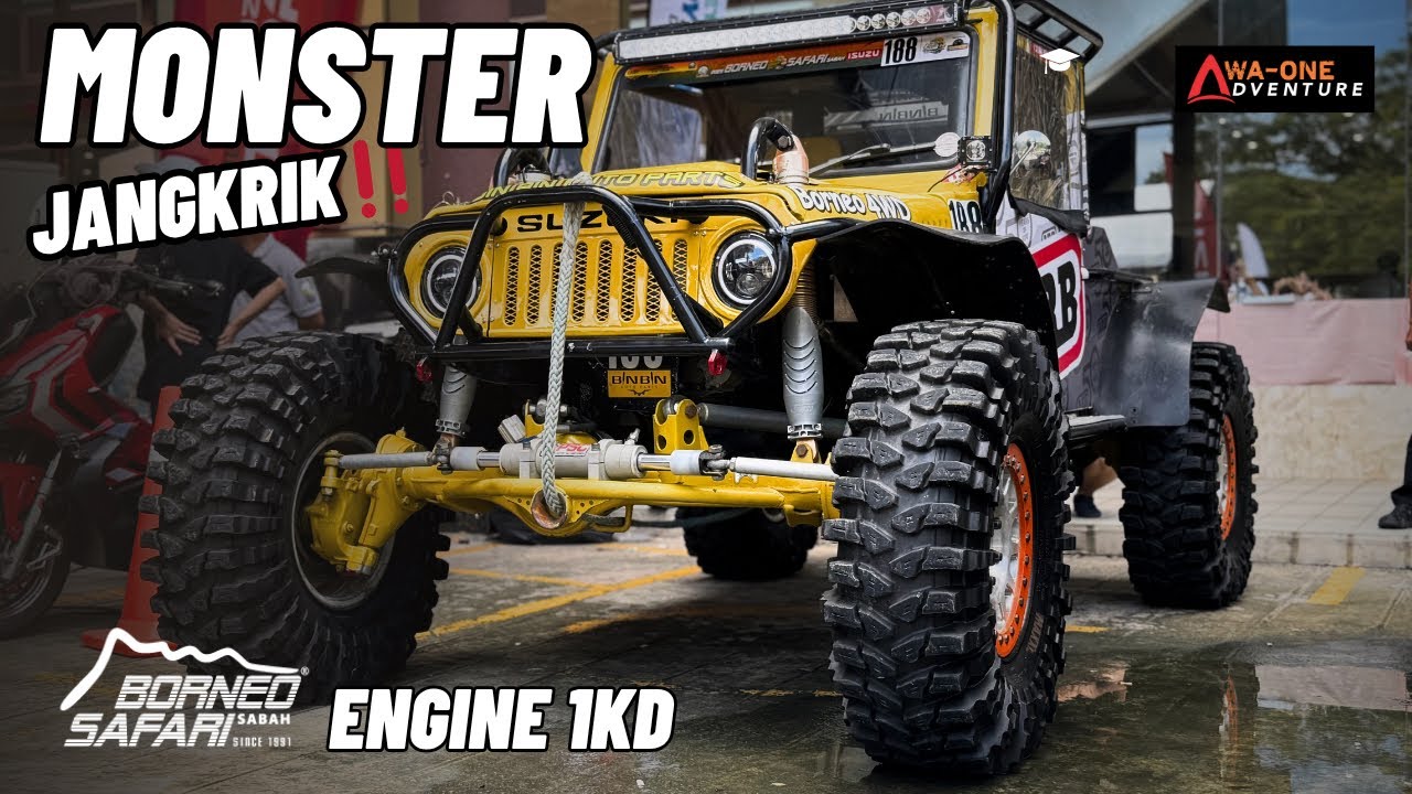 Penampakan Mesin 1KD Untuk Kompetisi Offroad Borneo Safari | Wa-One Adventure 