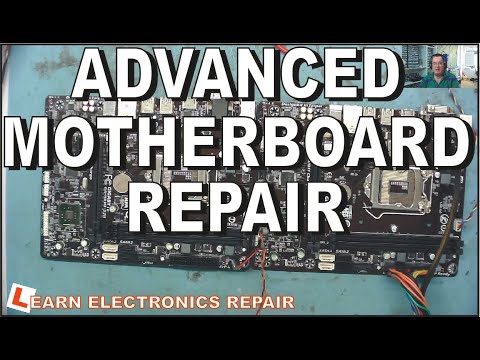 Gigabyte H81M Motherboard Advanced Component Level Repair - YouTube