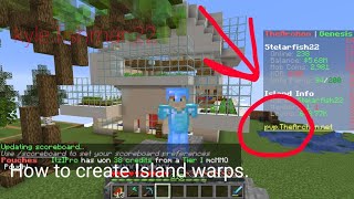 How to set up island warps :: Archon Skyblock :: Genisis