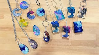 Hydro Dip/ColourArte & Epoxy Resin DIY Jewelry/Key Chains