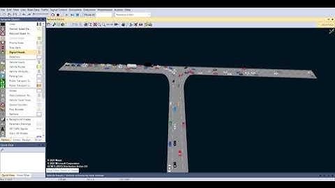 Simulation of Traffic in PTV vissim