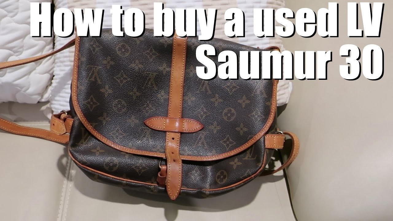 Vintage Louis Vuitton Saumur 30 reveal and first impressions.